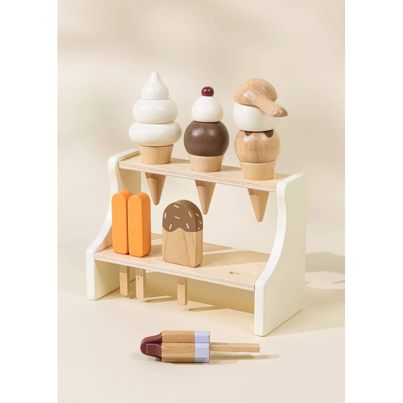 Wooden Ice Cream Stand