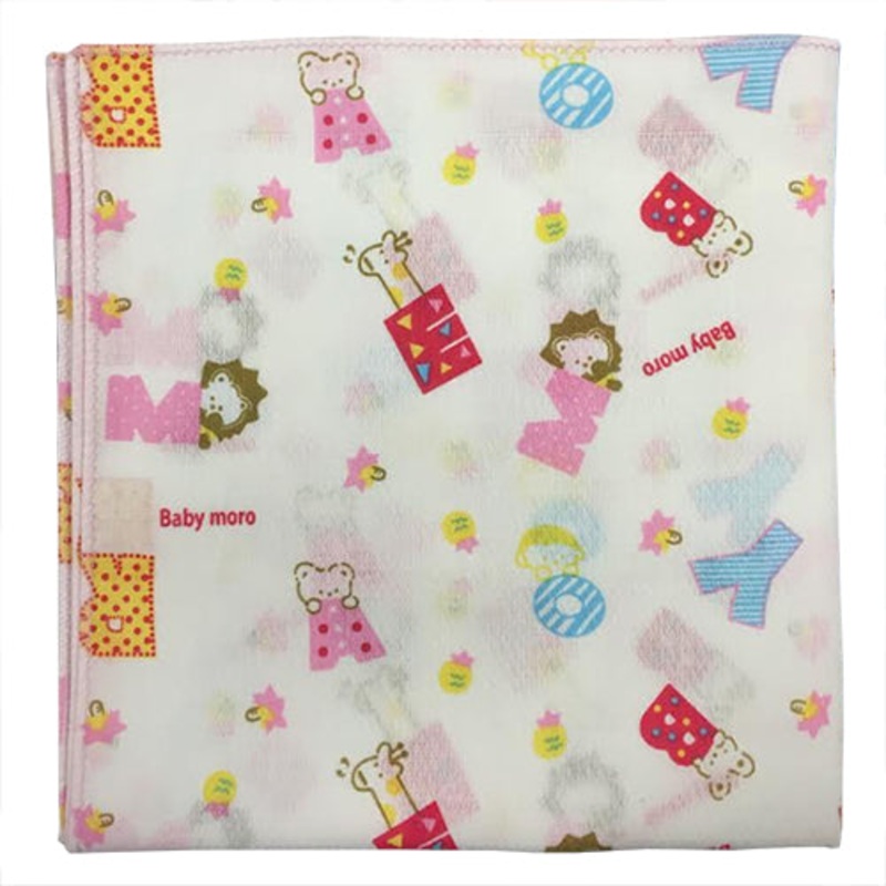 Bradcal Baby Handkerchief – ABC with Pink Trim