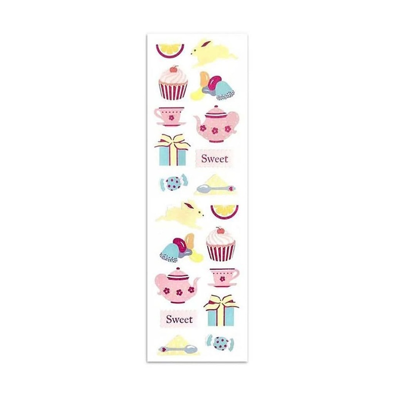 Mrs. Grossman’s Strip of Limited Edition Tea Time Stickers