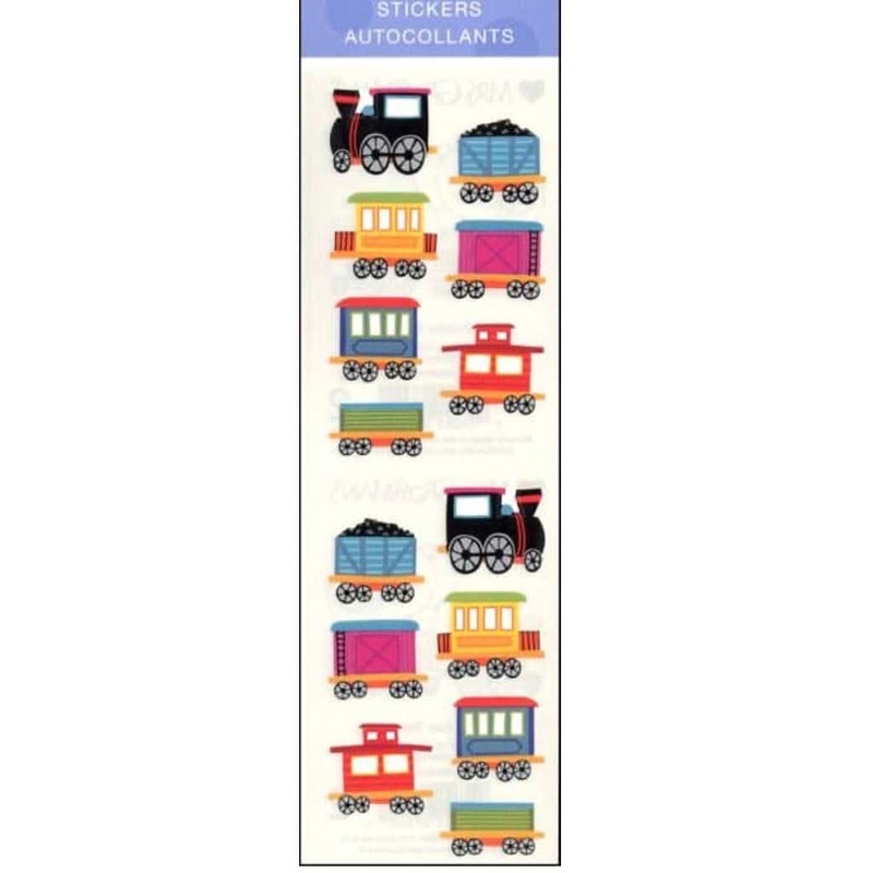 Mrs Grossmans Strip of Chubby Train Stickers