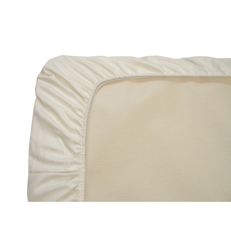 Naturepedic Crib Sheet – Ivory Sateen