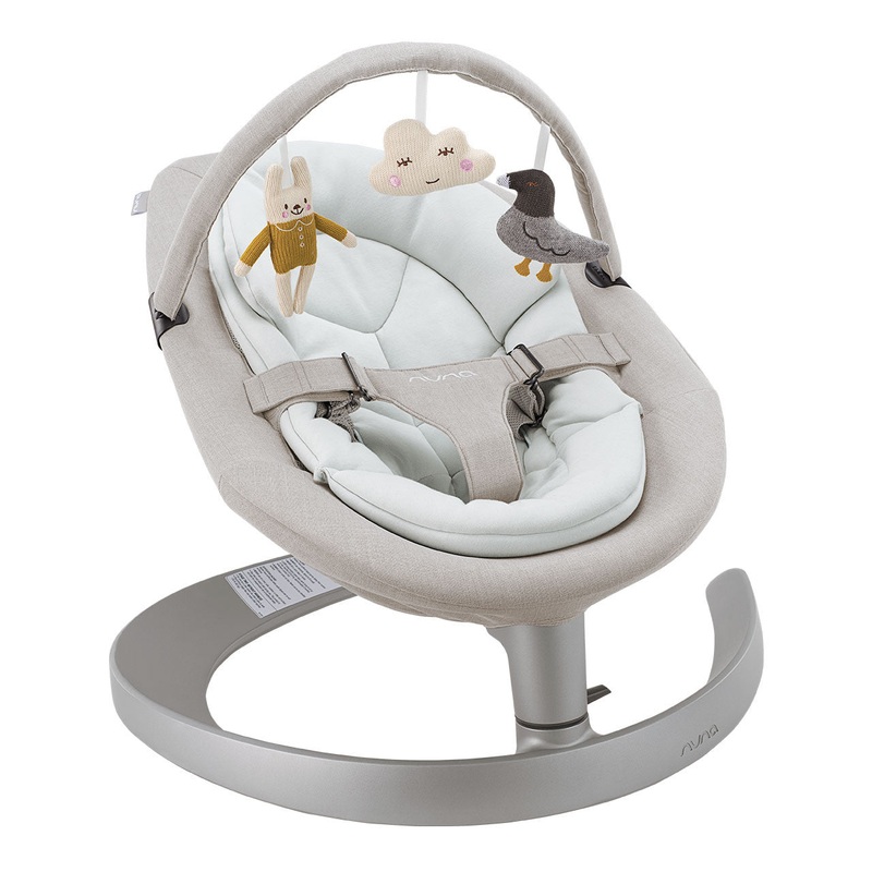 Nuna LEAF Grow Baby Seat with Toy Bar Driftwood