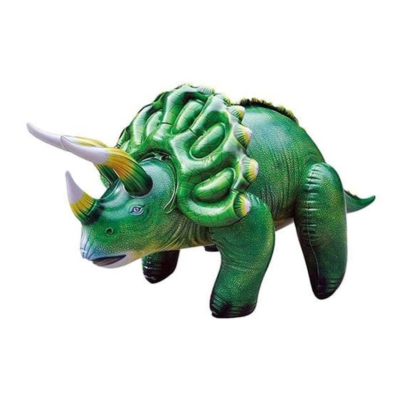 Small World Toys 42″ Triceratops Inflatable Dinosaur Kit