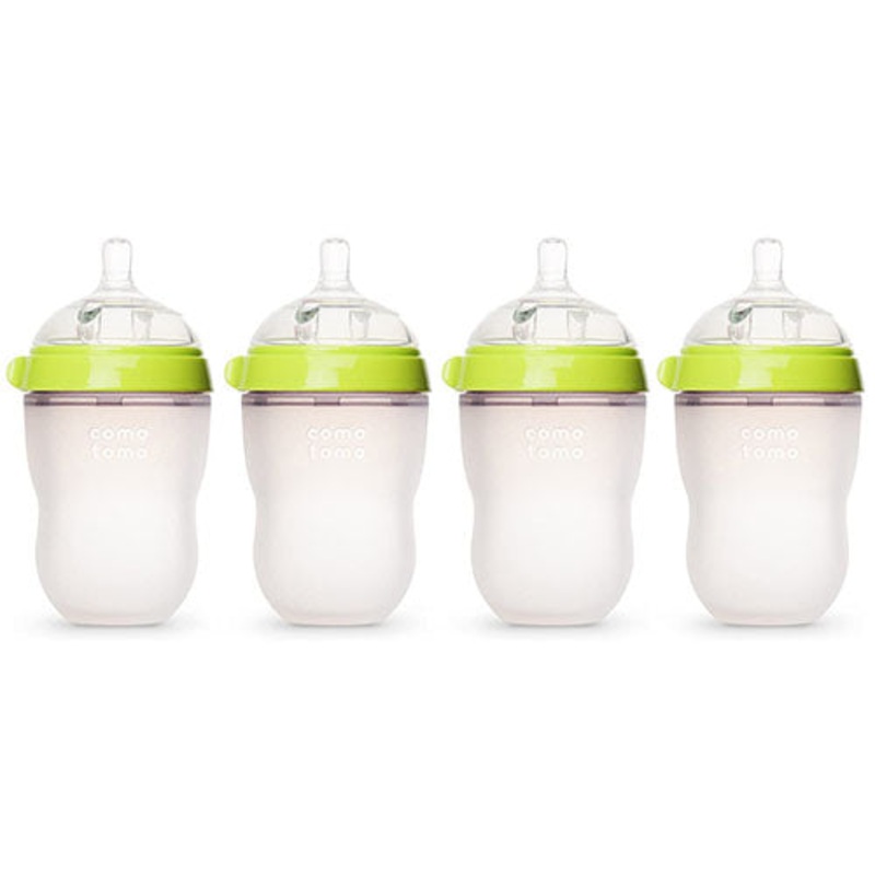 Comotomo Natural Feel Baby Bottle – 8 oz (4 Pack) Pink