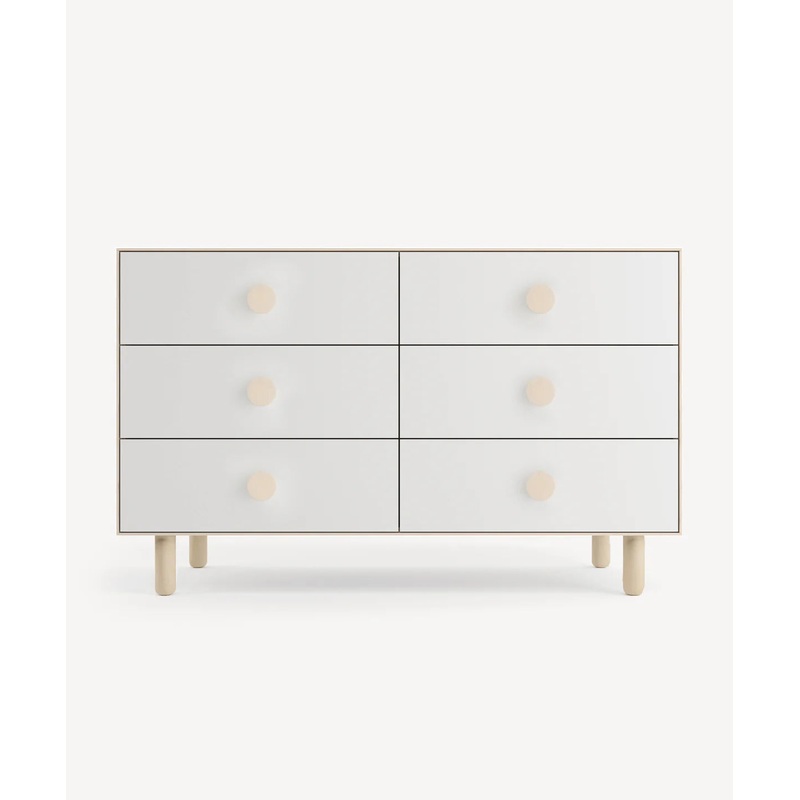 Dot 6-Drawer Dresser – Oeuf Birch