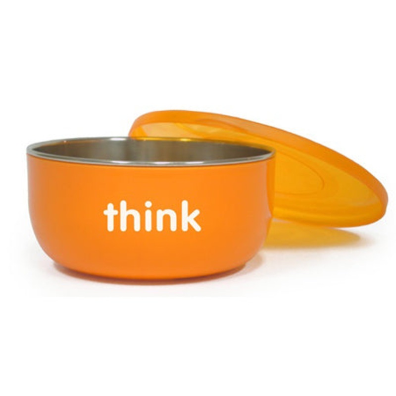 ThinkBaby BPA Free Soup Bowl 6m – Orange
