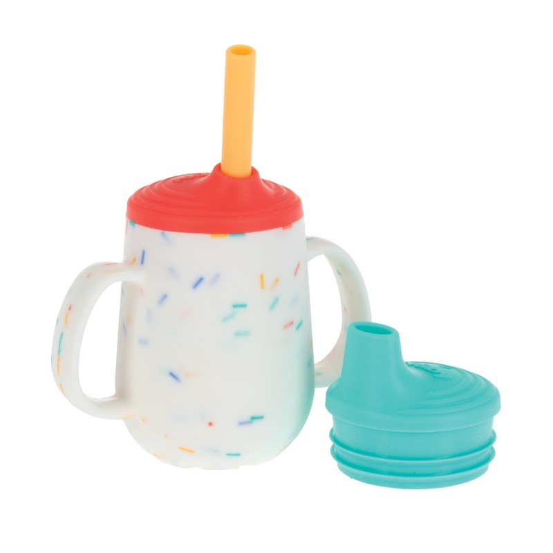 3-Stage Training Cup Set with Handles | Confetti