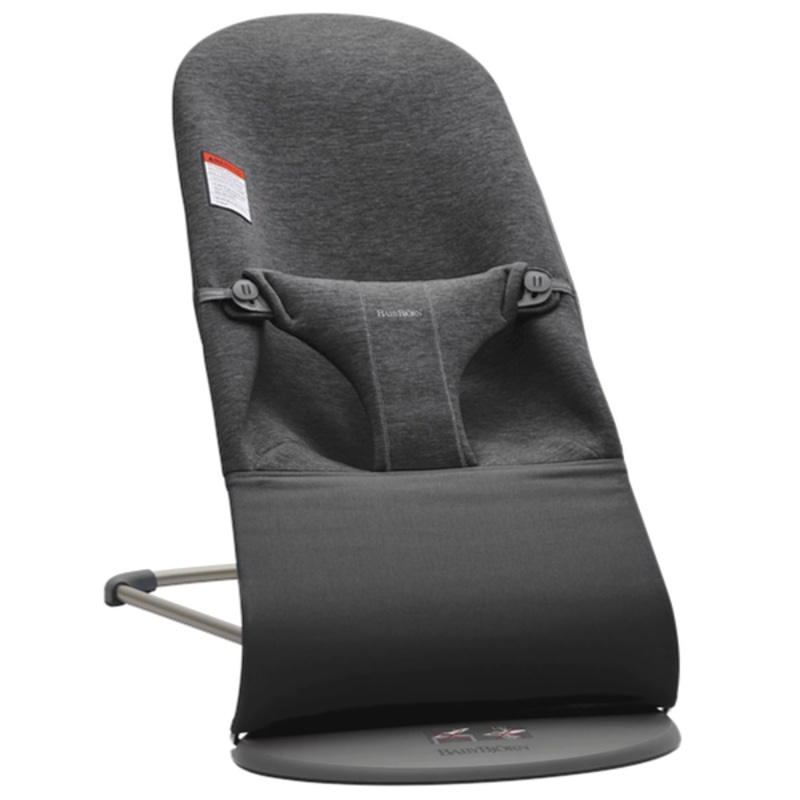 Baby Bjorn Bouncer Bliss Anthracite Petal Quilt Cotton