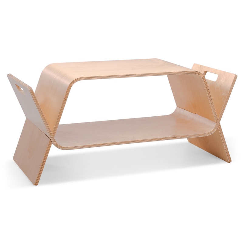 Embrace Table & Media Storage Birch