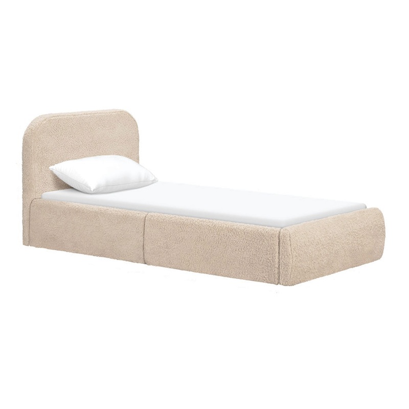 Nara Twin Bed Chai Shearling