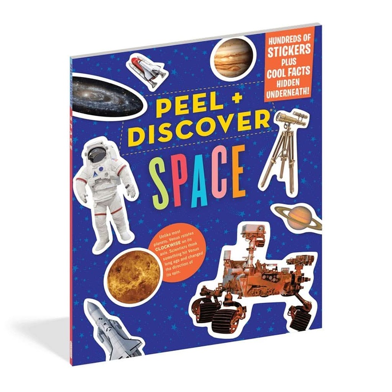 Peel + Discover: Space Paperback