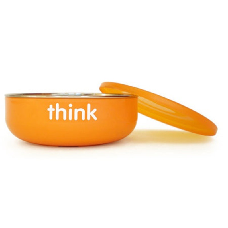 ThinkBaby BPA Free Baby Bowl – Orange