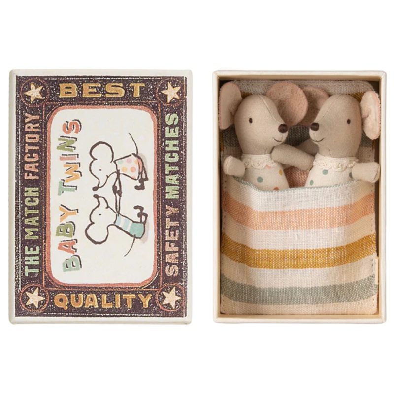 Twins | Baby Mice in Matchbox