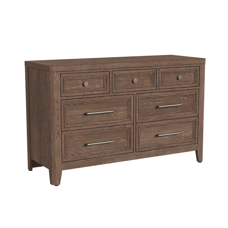 Westwood Design Carlson 7 Drawer Dresser Harvest Brown