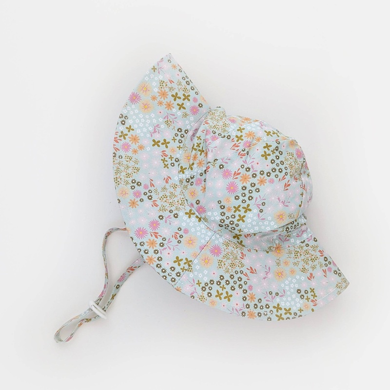 Ditsy Blooms Sunhat 0-6 months
