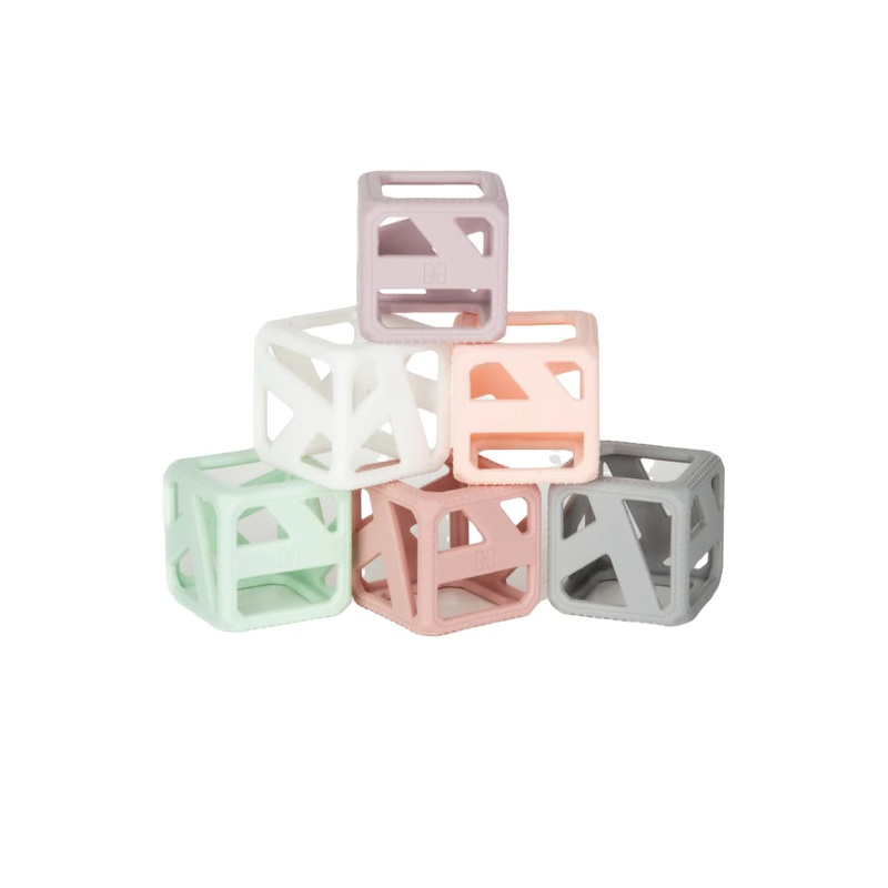 Malarkey Kids Stack N Chew Mini Cubes Pastel
