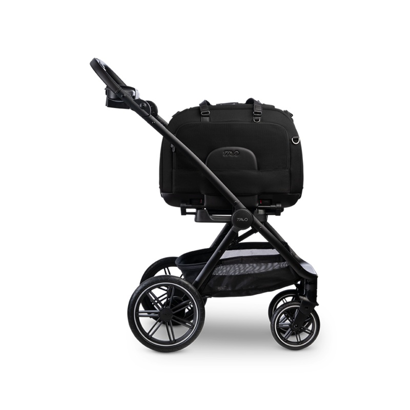 Tavo Pets Hendrick + Roscoe Trek + Adapter Travel System Onyx