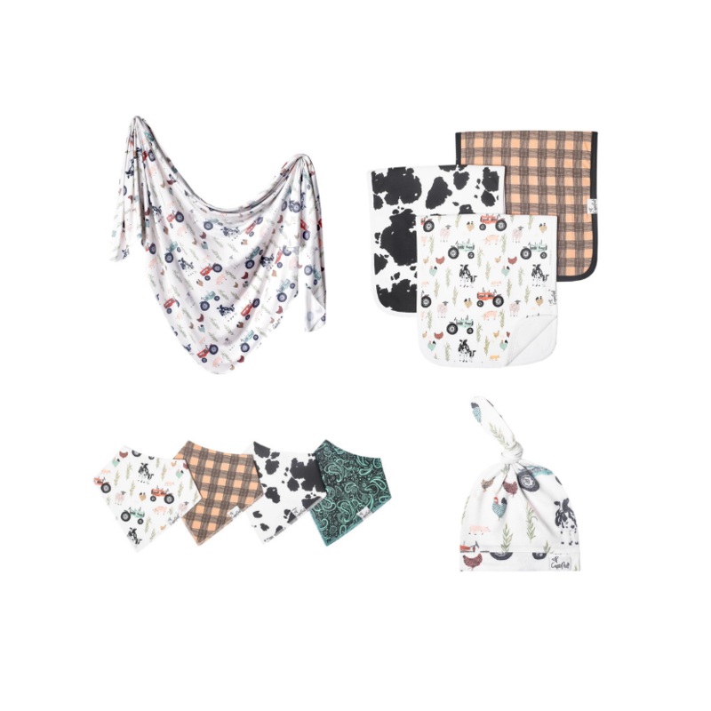 Copper Pearl – Jo Collection Baby Bandana Bibs