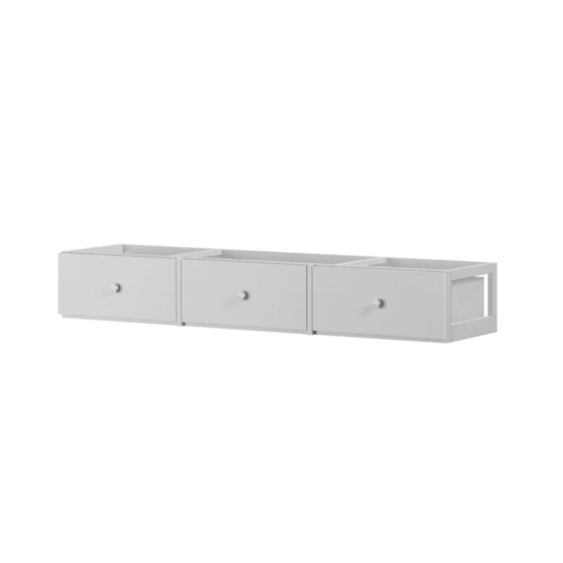 Jackpot Deluxe 3 Drawer underbed unit White
