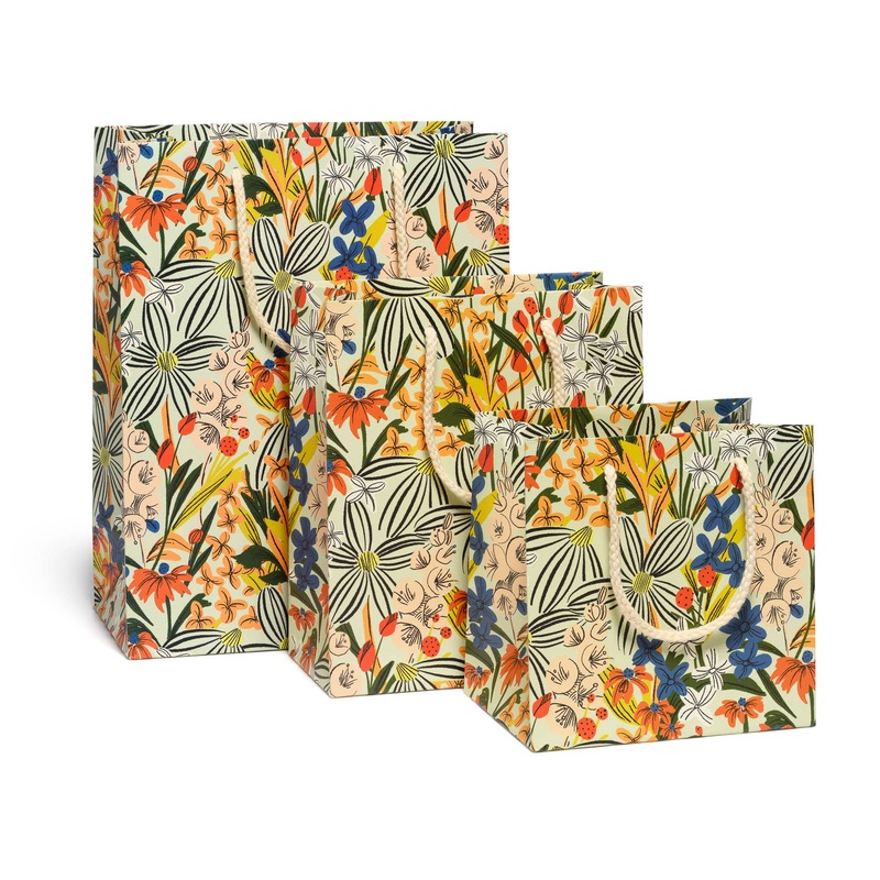 Striped Florals gift bags Small