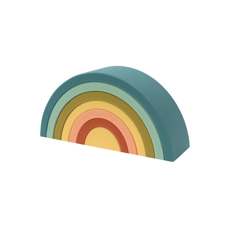 Silicone Rainbow Stacker | Blueberry