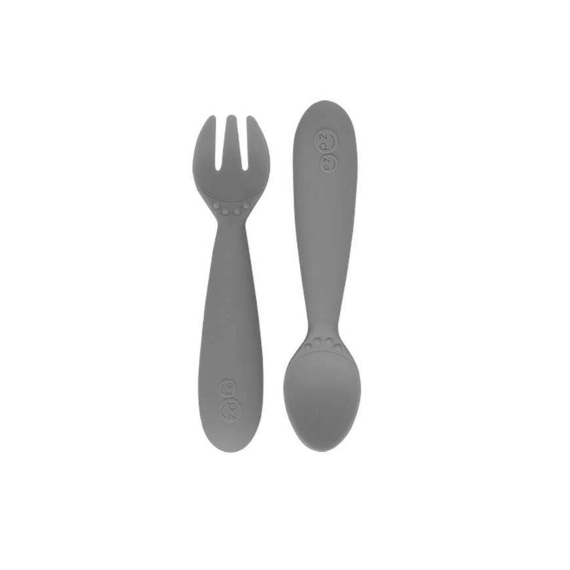 EZPZ Mini Utensils Gray