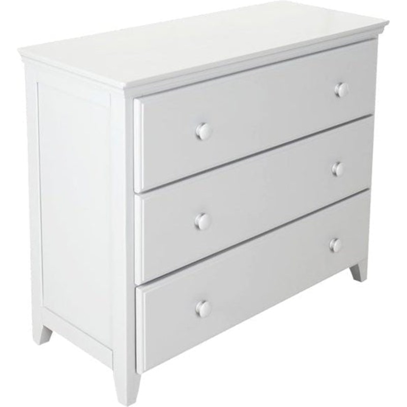 Jackpot Deluxe 3-Drawer Dresser Grey