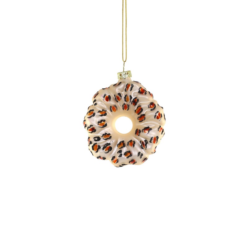 LEOPARD SCRUNCHIE Christmas Ornament
