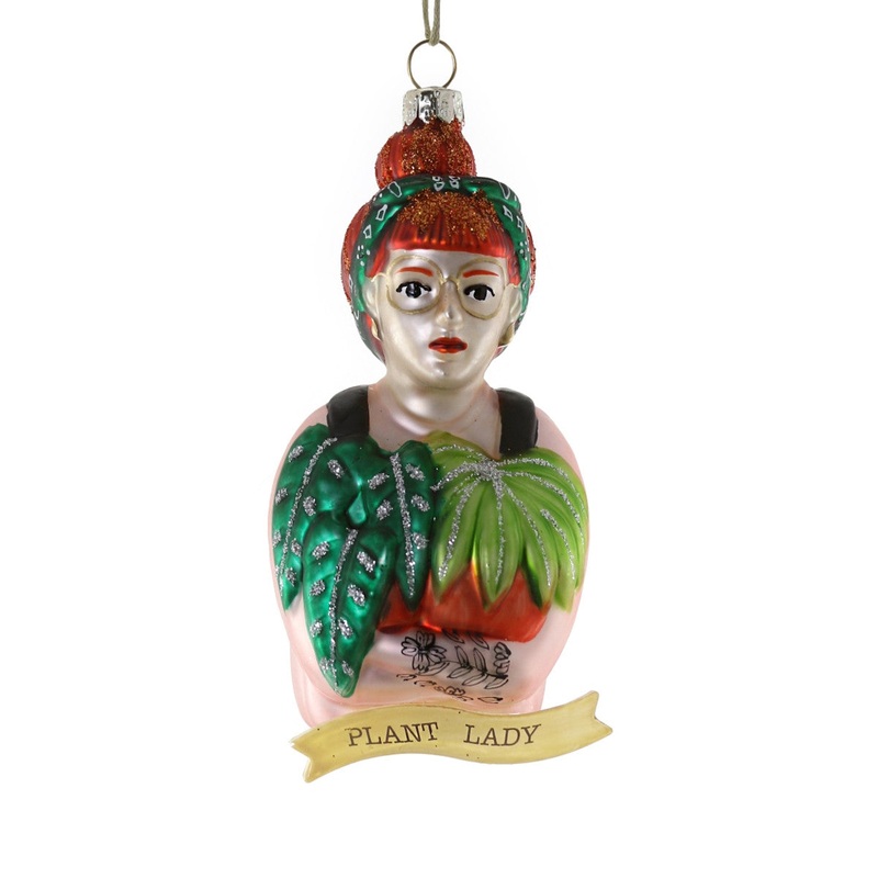 Plant Lady Christmas Ornament