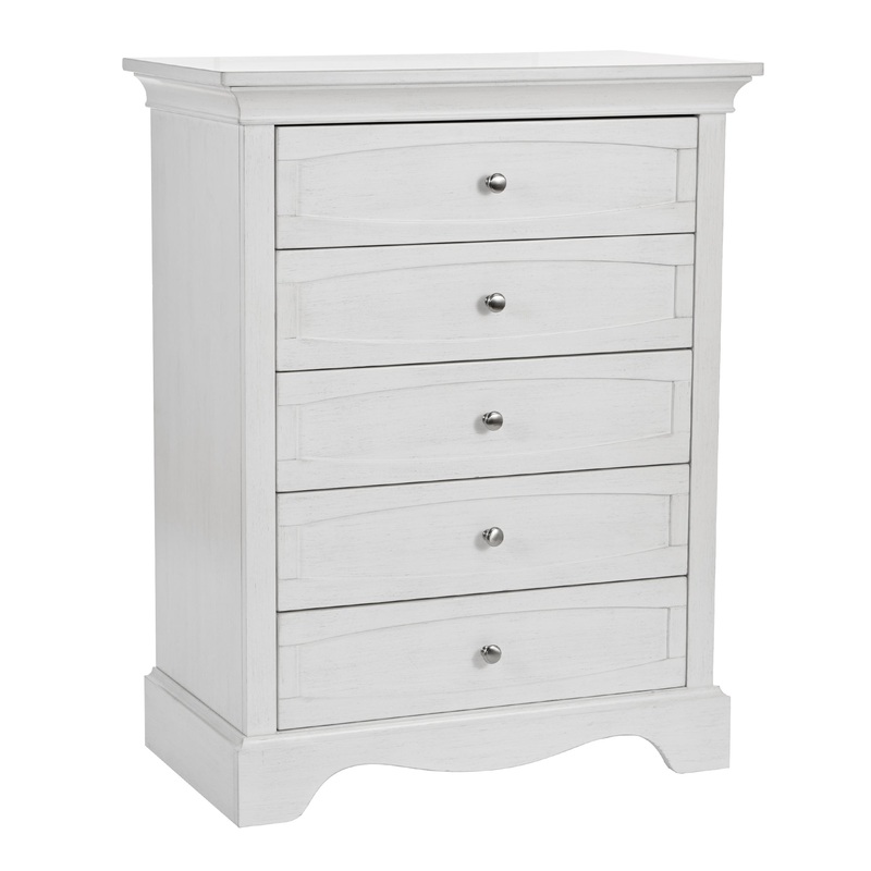 Pali Enna 5-Drawer Dresser Distressed Granite