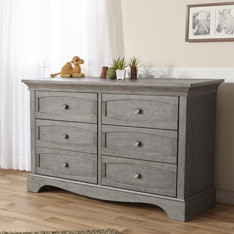 Pali Ragusa Double Dresser Distressed Granite