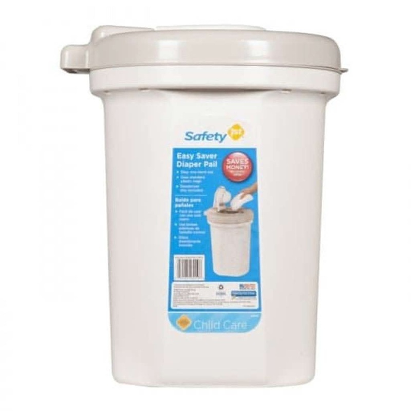 Safety 1st Easy Saver Diaper Pail, White