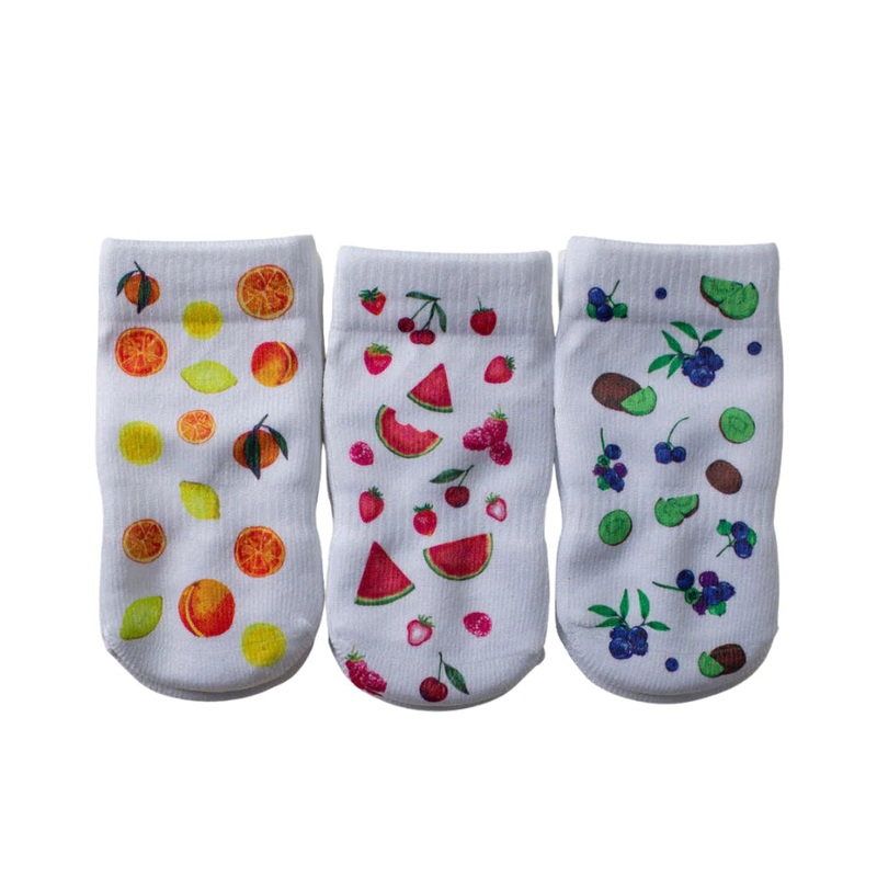 Squid Socks – Citrus Collection – 3 pk Citrus 0-6