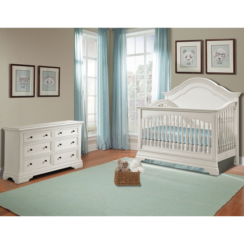 Stella Baby and Child Athena 2 Piece Nursery Set in Belgium Cream-1