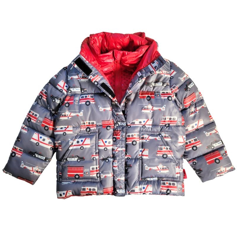 Onekid Car Seat Coat | The Road Coat Vegan – Rescue Print 12 Month