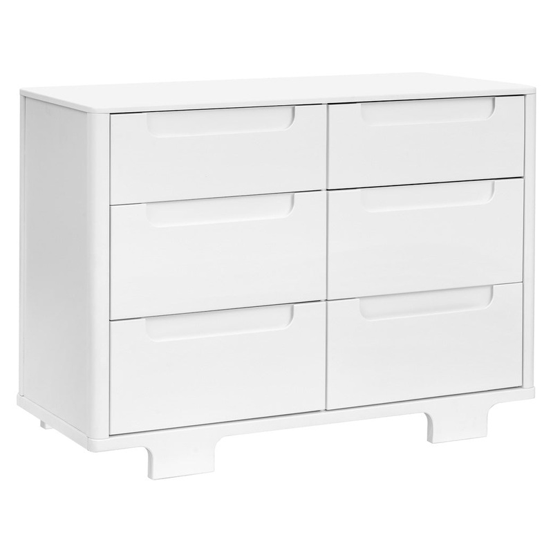 Yuzu 6-Drawer Dresser White