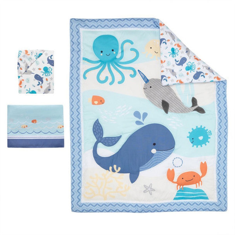 Bedtime Originals Whales Tale 3-Piece Bedding Set
