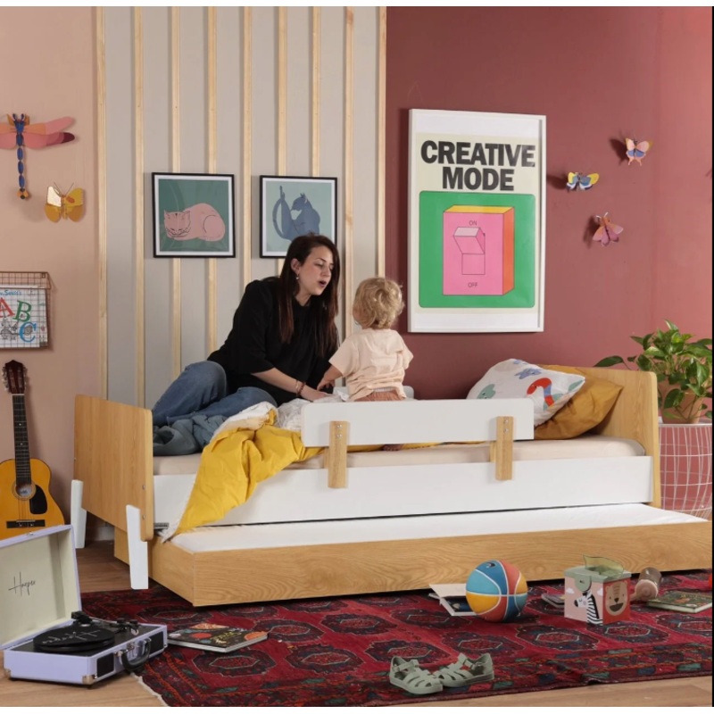 dadada Fun Bed – Twin Bed White/Natural No Thanks