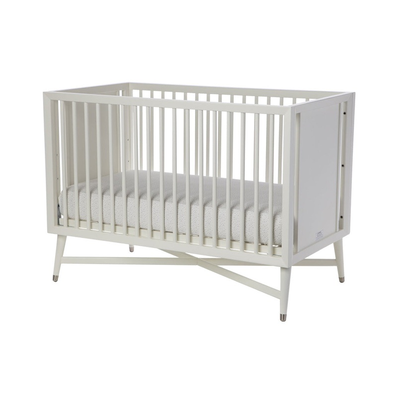 DwellStudio Mid-Century Crib French White