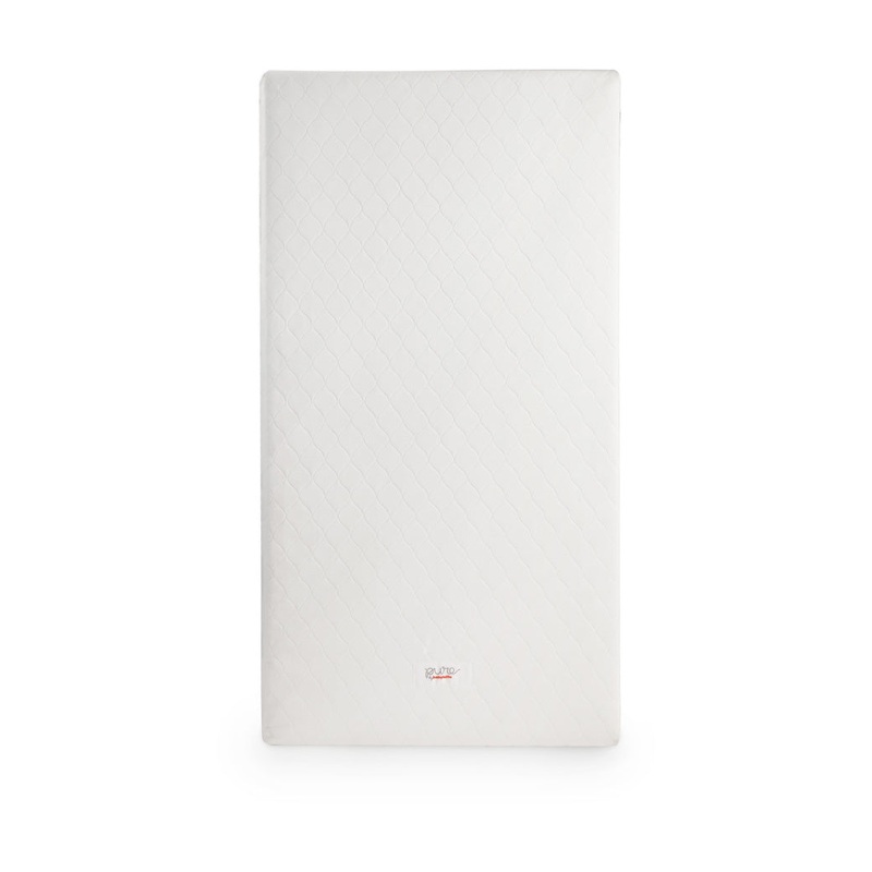 Pure Core 2-Stage Crib Mattress + Hybrid Quilted Waterproof Cover White