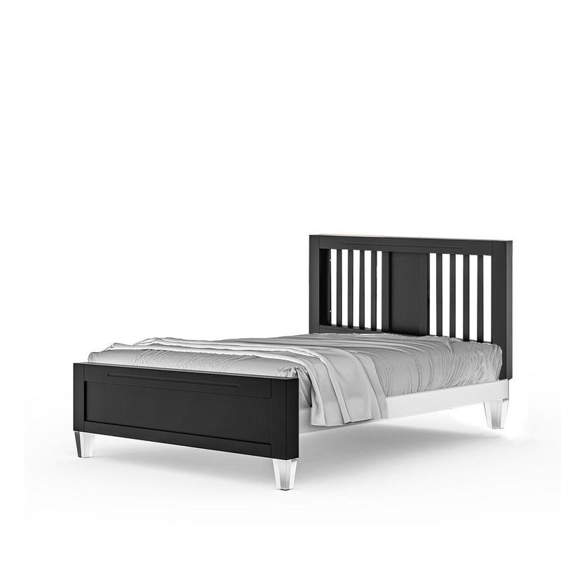 Romina Millenario Full-size Bed Navy Navy