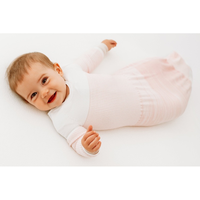 Swaddelini Pink Arms Out Long Sleeve Sleep Sack Arms Out Long Sleeve Small (12lbs – 18lbs)