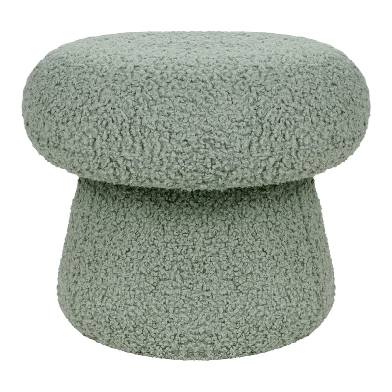 Babyletto Kids Mushroom Pouf Sage Teddy Loop