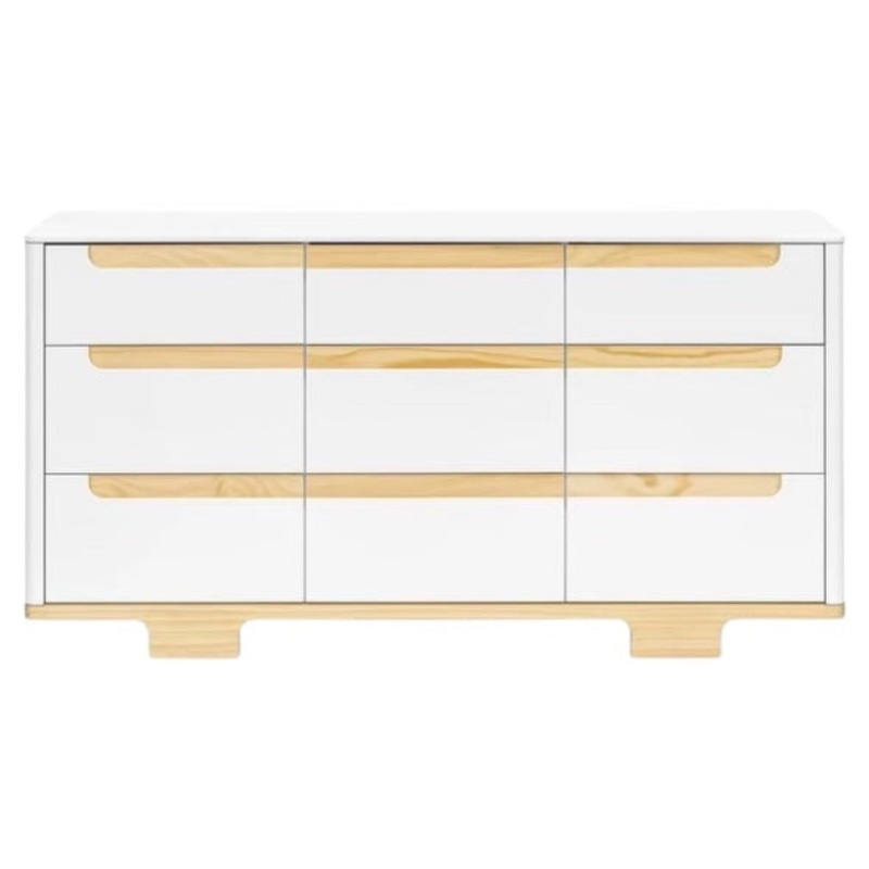 Babyletto Yuzu 9-Drawer Assembled Dresser White / Natural