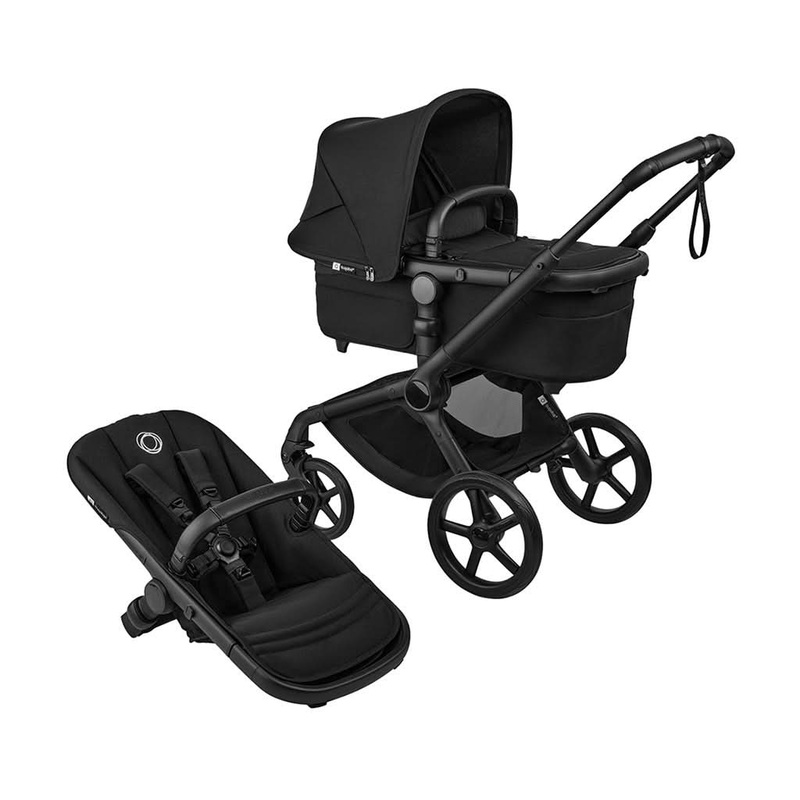Bugaboo Fox 5 Renew Complete Stroller with Bassinet Black / Heritage Black / Heritage Black