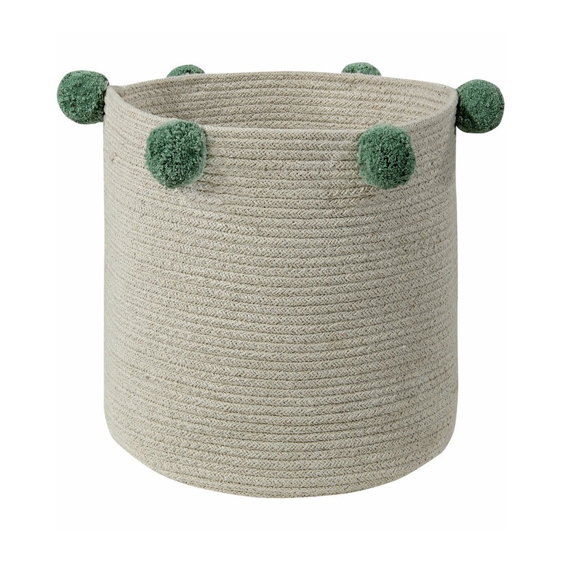 Lorena Canals Basket Natural Green