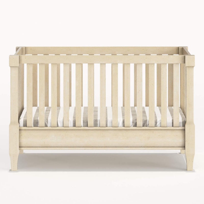 Milk Street Baby Sage 4-in-1 Traditional Crib Oatmilk