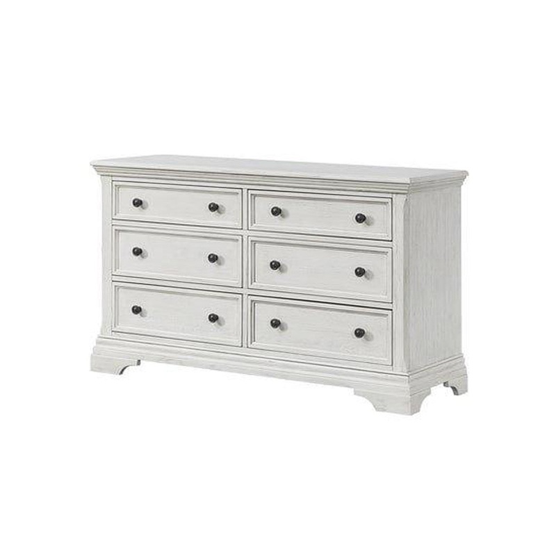 Olivia Dresser Brushed White