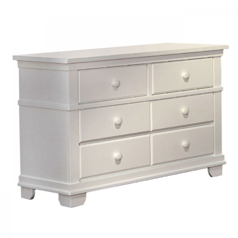 Pali Double Dresser in White