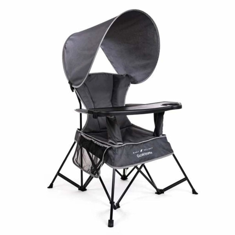 Go With Me Grand Deluxe Portable Chair for Kids Grey